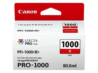 Inktcartridge Canon PFI-1000 rood - 1