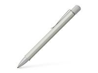 Balpen Faber-Castell Hexo twist mat zilver schrijfkleur: zwart