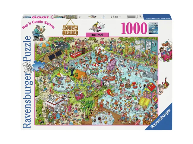 Puzzel Ravensburger Ray Comics The Pool deel 3 1000 stukjes