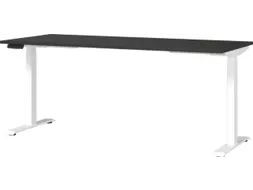 Elektrisch ihv bureau,HxBxD 720-1200x1800x800mm,blad grafiet