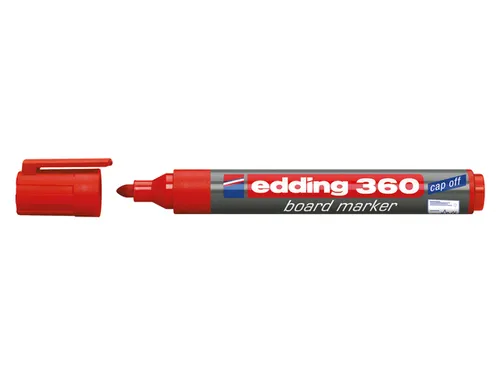 Viltstift Edding 360 Whiteboard Rond Rood 1.5-3mm