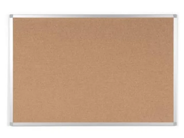 Kurkbord Met Aluminium Frame 90 X 60 Cm