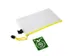 etui DIN PVC-vrij transparant neon geel met ritssluiting