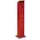 Combi-asbakstaander vierkant staalplaat 2/5 liter 1150x180x150mm Rood