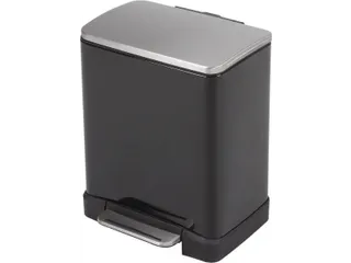 Pedaalemmer E-Cube 20 liter Zwart Mat RVS - 8