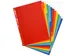 Tabblad glanskarton 400g 12-delig A4 Assorti