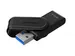 64GB Portable USB 3.2 Gen 1 DataTraveler Exodia S (Black/Black)