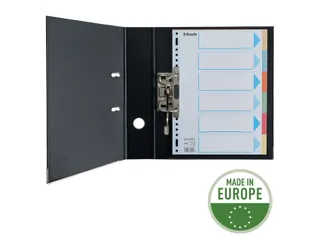 Tabbladen Esselte Premium A4 6-delig karton 23-rings assorti - 6