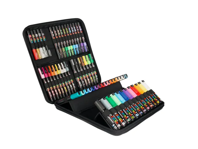 Paintmarker Uni POSCA assorti koffer à 60 stuks