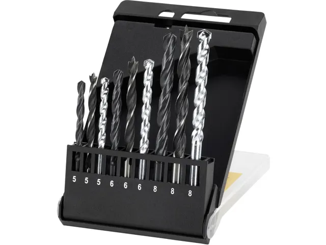 Irwin 9-delige Borenset Metaal Hout Steen