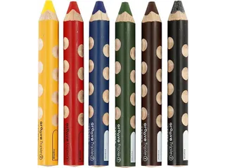 Kleurpotlood LYRA Groove Triple One 6 kleuren - 2