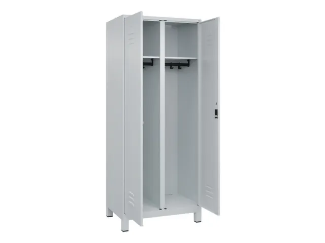 locker voor scheiding van kleding,HxBxD 1850x800x500mm,2vak