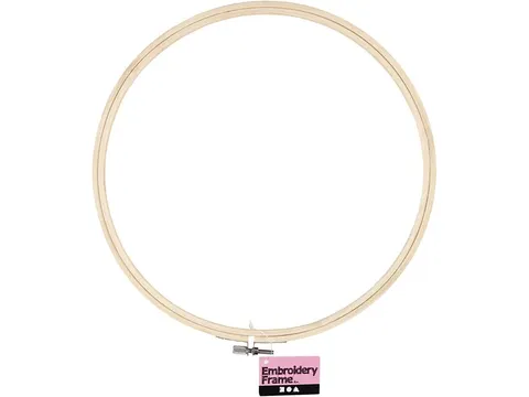 Borduurframe Creativ Company rond 25cm hout