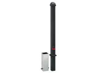 Trottoirpaal 900mm 70x70mm Met Halve Kogel-kap Uitneembaar/Afsluitbaar - 1