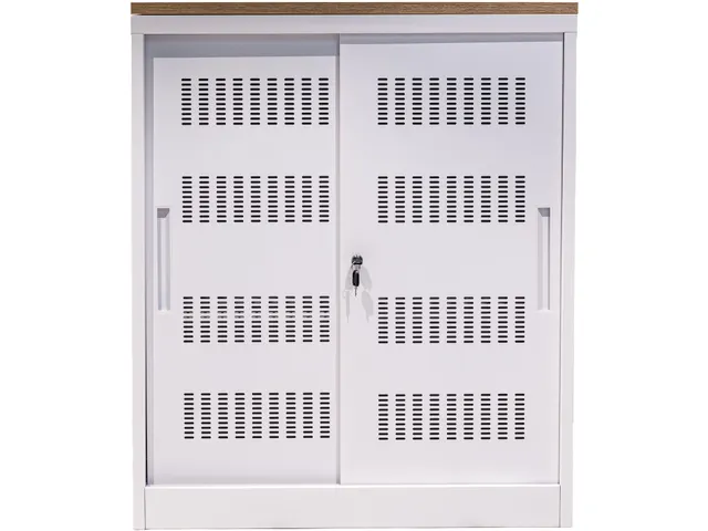 Euroseats Schuifdeurkast 105x90x40cm Wit