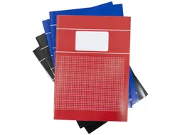Schrift SOHO Basic A4 ruit 5x5mm 80 pagina's 60gr assorti 5 stuks