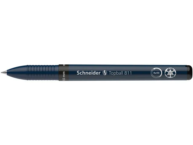 Rollerball Schneider Topball 811 0.5mm Zwart