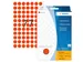 HERMA 2236 Multipurpose etiketten Rond 13mm Fluor Rood 1848 stuks