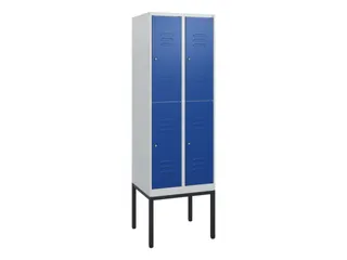 dubbeldekse locker,HxBxD 1950x600x500mm,2x2vak.,vak B 300mm - 1