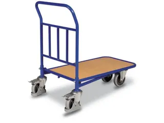 Platformwagen 400kg H 274mm Laadvlak 850x500mm Beuken - 1