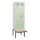 locker met bank,voor scheiding van kleding,HxBxD 2120x600x815mm,2vak