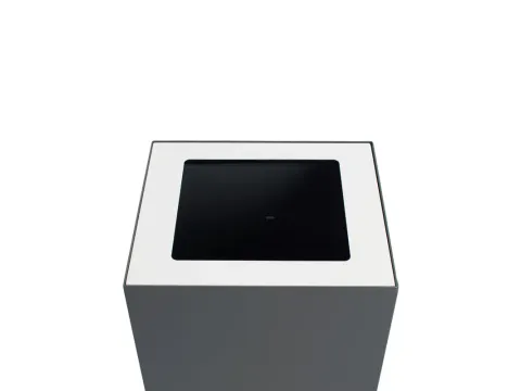 V-Part Top voor Modulaire Afvalbak 85 en 90 L Wit