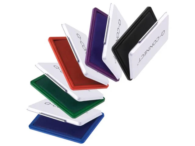 Stempelkussen 90x55mm Rood