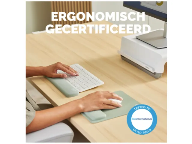 Polssteun Fellowes Breyta compact saliegroen 6x32cm