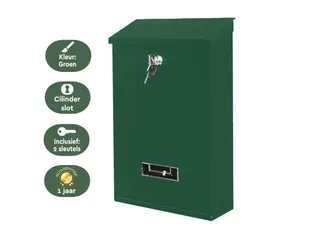 Brievenbus Basic Groen - 4