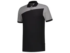 Polo Tricorp Bicolor coutures 202006, noir/gris, taille S, la piece