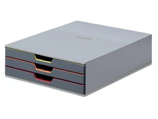 Ladenbox Durable Varicolor 3 laden grijs - 1