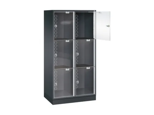 grootvolume-lockersysteem,HxBxD 1750x820x500mm,2x3vakken,cil.-slot