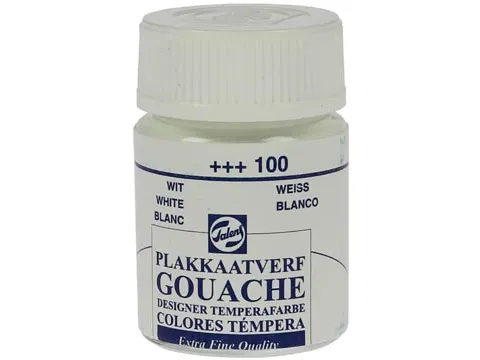 plakkaatverf Extra Fijn flacon van 16 ml, wit