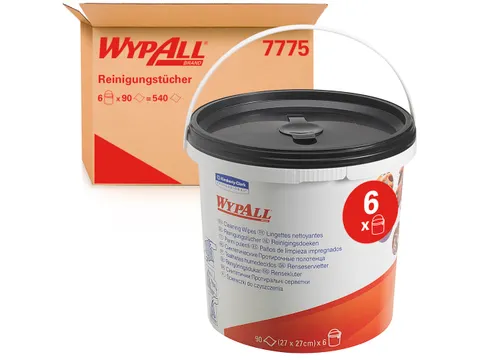 Reinigingsdoek WypAll 7775 27x27cm 90vel per emmer groen