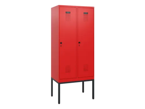 schoollocker,HxBxD 1950x800x500mm,2vak,vak B 400mm,draaigrendel