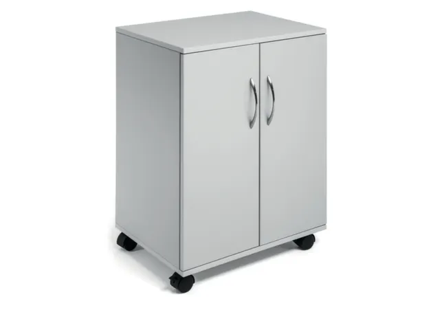 bijzetkast,HxBxD 748x528x400mm,grijs,2niveaus,1 OH