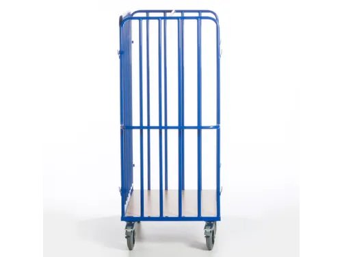 pakketwagen,draagverm. 600kg,laadvl. LxB 1200x770mm,houtetage,RAL5010