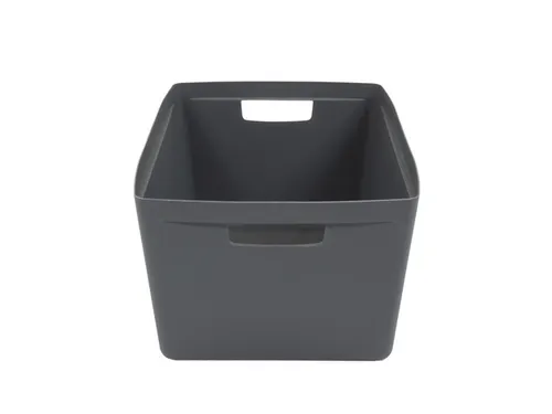 Opbergbox Kangaro 28 liter antraciet set a 3 stuks inclusief deksels