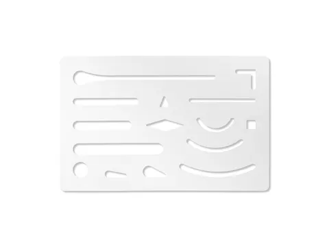 Gumsjabloon Aristo ES30 9x6 cm