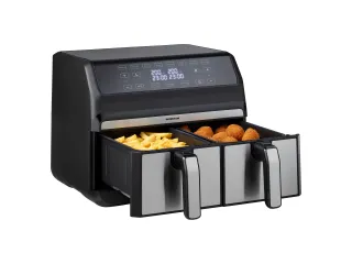 Airfryer Inventum 2x4l 1700w zwart rvs - 4