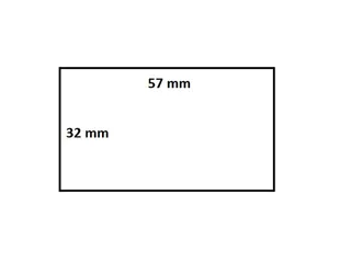 Labeletiket IEZZY Zebra 800262-125 57x32mm 25mm wit permanent 2100st - 2