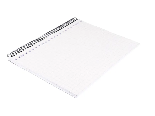 Collegeblok Multo A4 ruit 10x10mm 23-gaats 160 pagina's 80gr wit