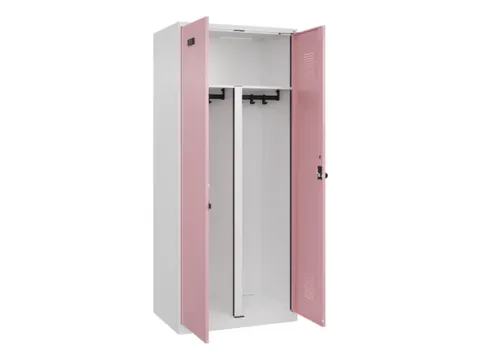 PBM-locker,HxBxD 1850x800x500mm,2vak,vak B 400mm,draaigrendel