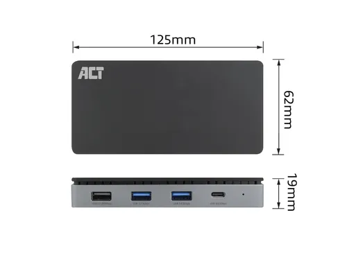 Dockingstation ACT USB-C 4K MST voor 2 HDMI monitoren