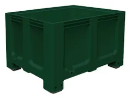 Stapelcontainer Pe Hxbxd 760x1200x1000mm 610 Liter 4Poten Groen