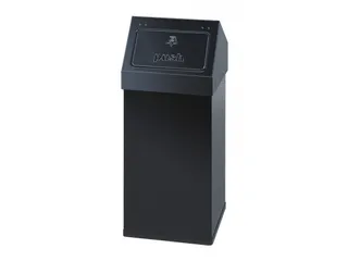 Carro-Push Afvalbak 55 Liter Zwart - 1