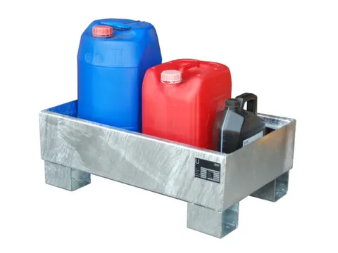 Opvangbak Staalplaat 290x800x500mm Opvangvol. 65l Open Verzinkt