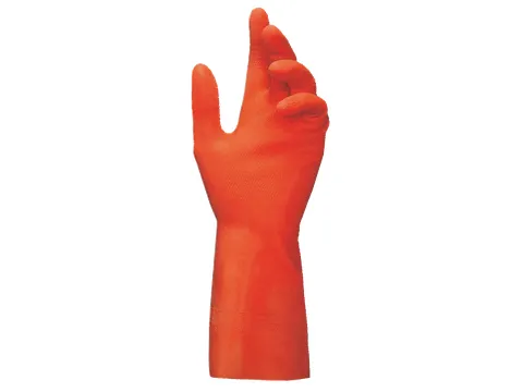 Handschoen Waterdicht Vital 180 Maat 8 Latex Nitril Rood