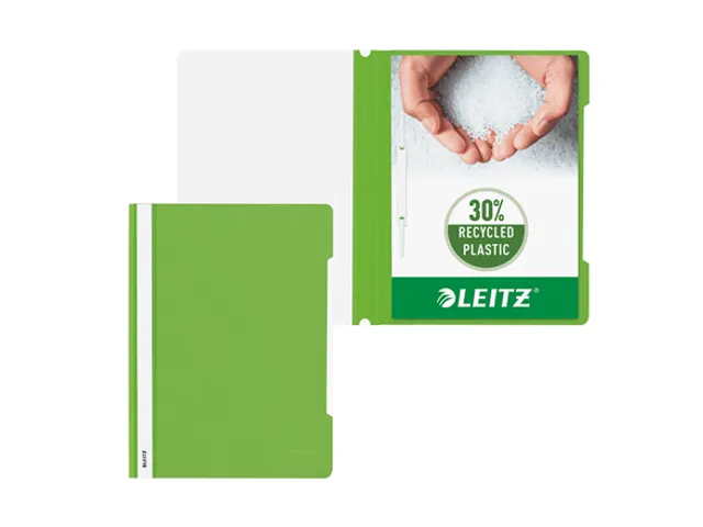 Snelhechter Leitz 4191 standaard A4 lichtgroen 30% gerecycled plastic
