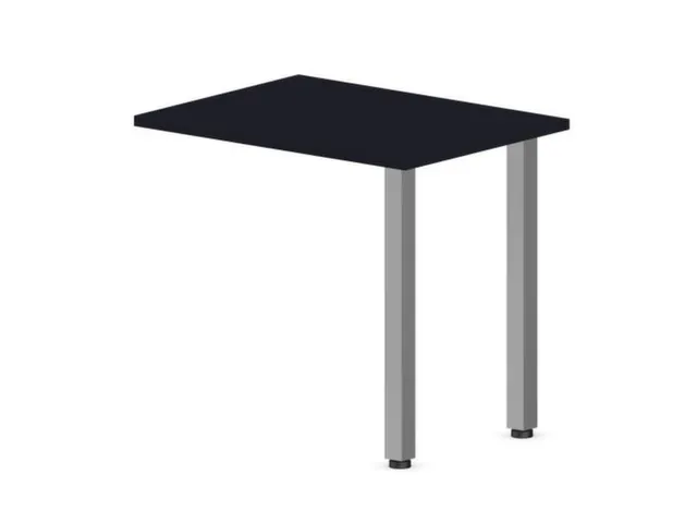 aanbouwtafel,i.h.v.,HxBxD 720-840x800x600mm,CC-zwart